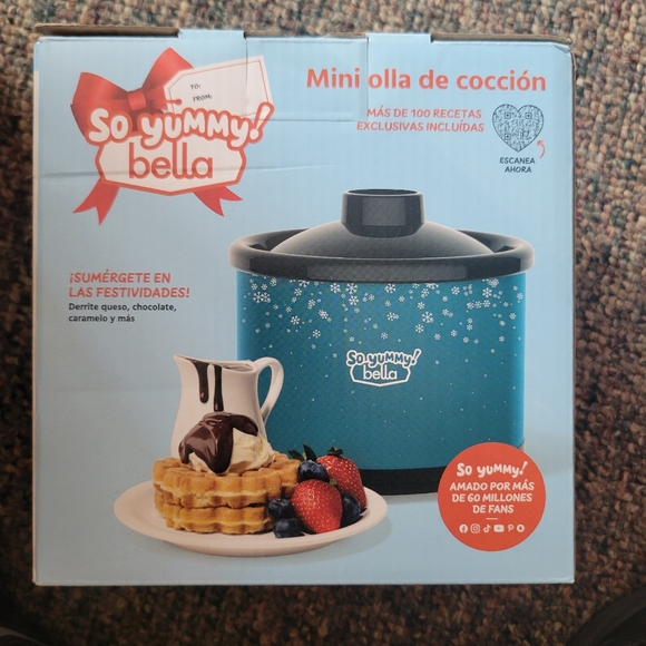 So Yummy Bella Mini Dipping Pot in Blue - Picture 2 of 6